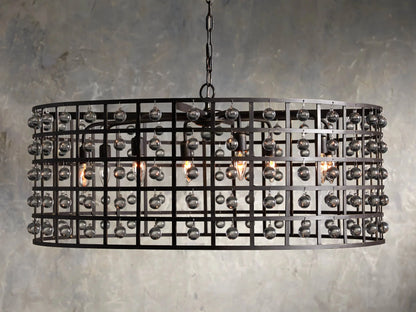 La Cage Round Chandelier 6/8/12 Light-Nobipets