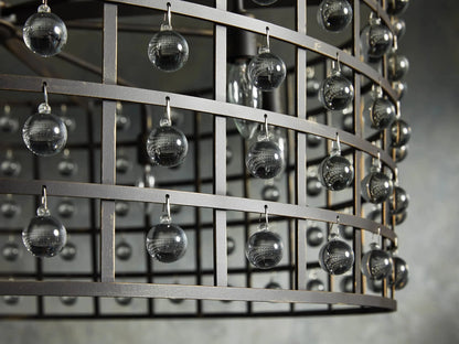 La Cage Round Chandelier 6/8/12 Light-Nobipets