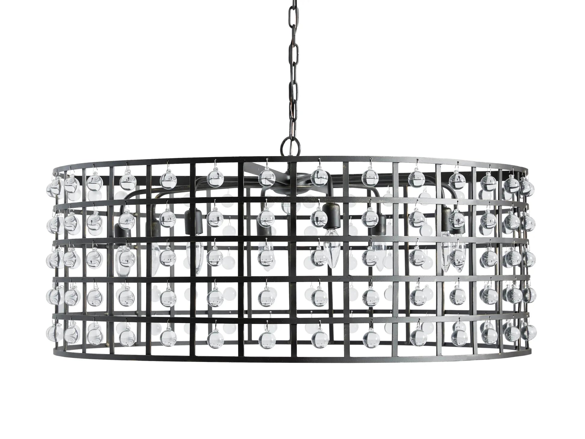 La Cage Round Chandelier 6/8/12 Light-Nobipets