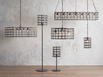 La Cage Round Chandelier 6/8/12 Light-Nobipets