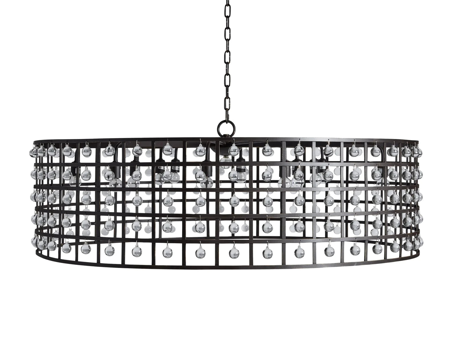 La Cage Round Chandelier 6/8/12 Light-Nobipets