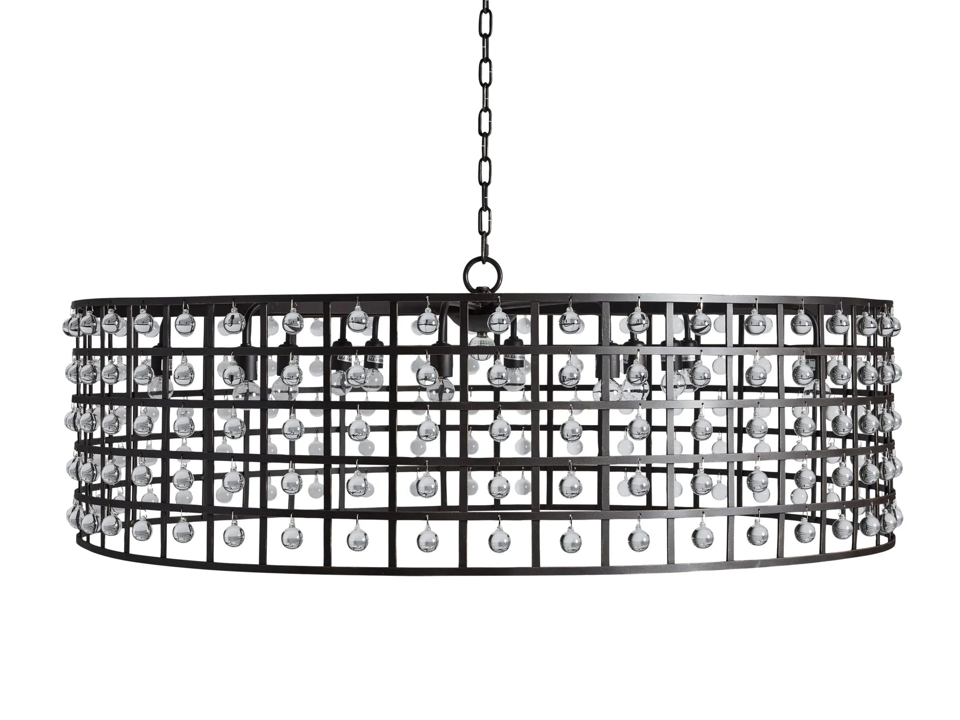 La Cage Round Chandelier 6/8/12 Light-Nobipets