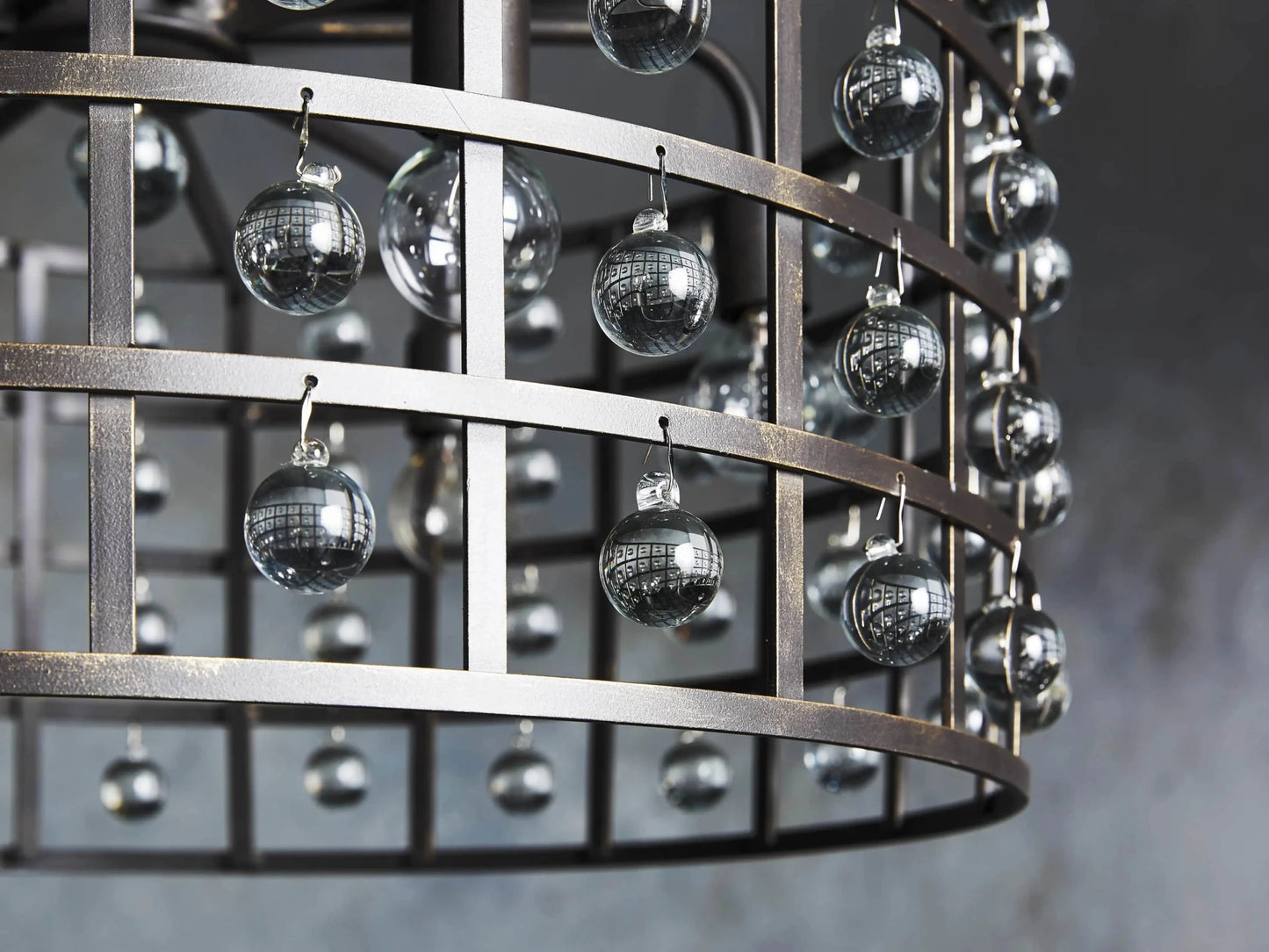 La Cage Round Chandelier 6/8/12 Light-Nobipets