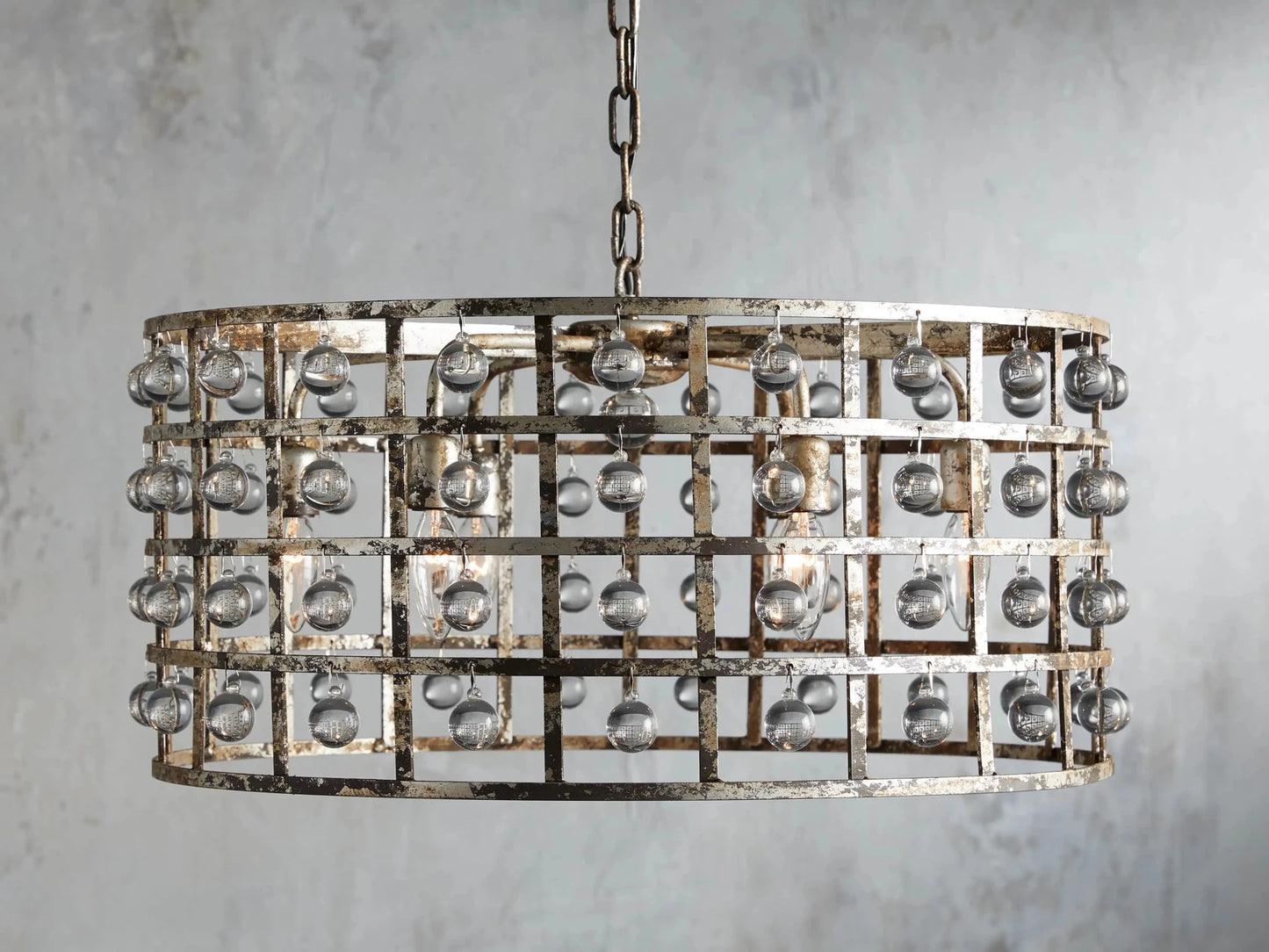 La Cage Round Chandelier 6/8/12 Light-Nobipets