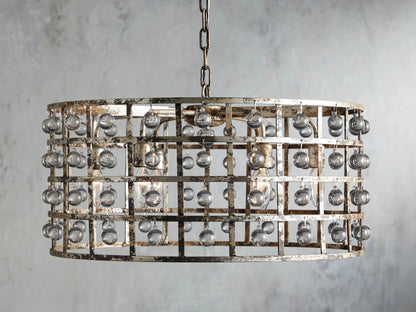 La Cage Round Chandelier 6/8/12 Light-Nobipets