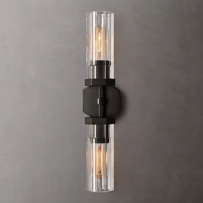 Lambe Hexagonal Linear Wall Sconce 19½"W