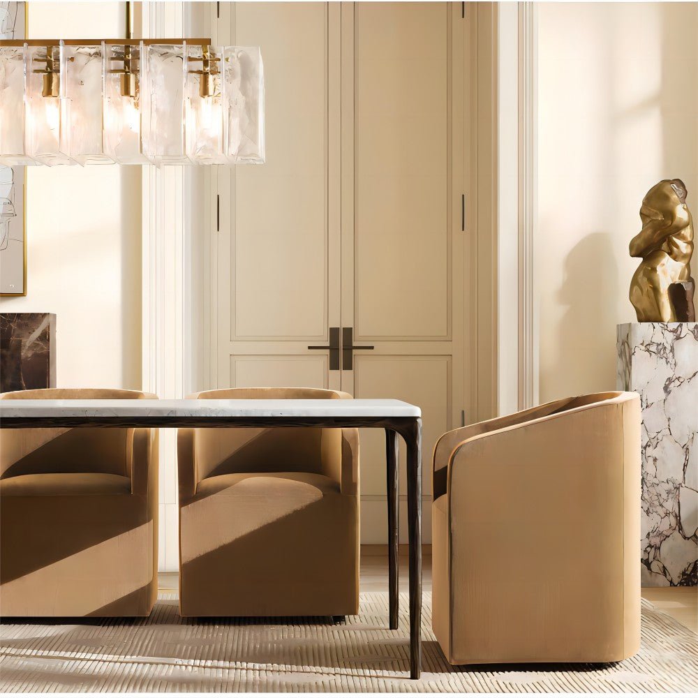 Lattic Rectangle Chandelier 67"-Nobipets