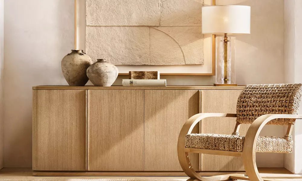 Lattic Smoke Glass Table Lamp