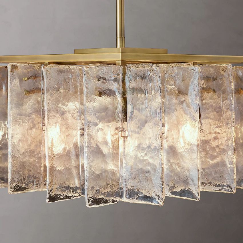 Lattic Square Chandelier 37"-Nobipets