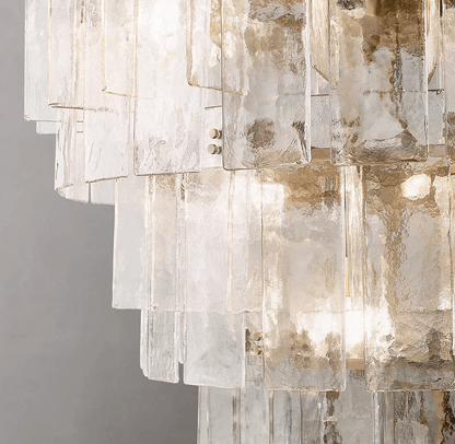 Lattic Tired Glass Chandelier 47"-Nobipets