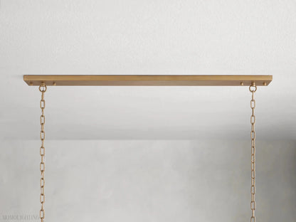 Leyland Rectangular Chandelier-Nobipets