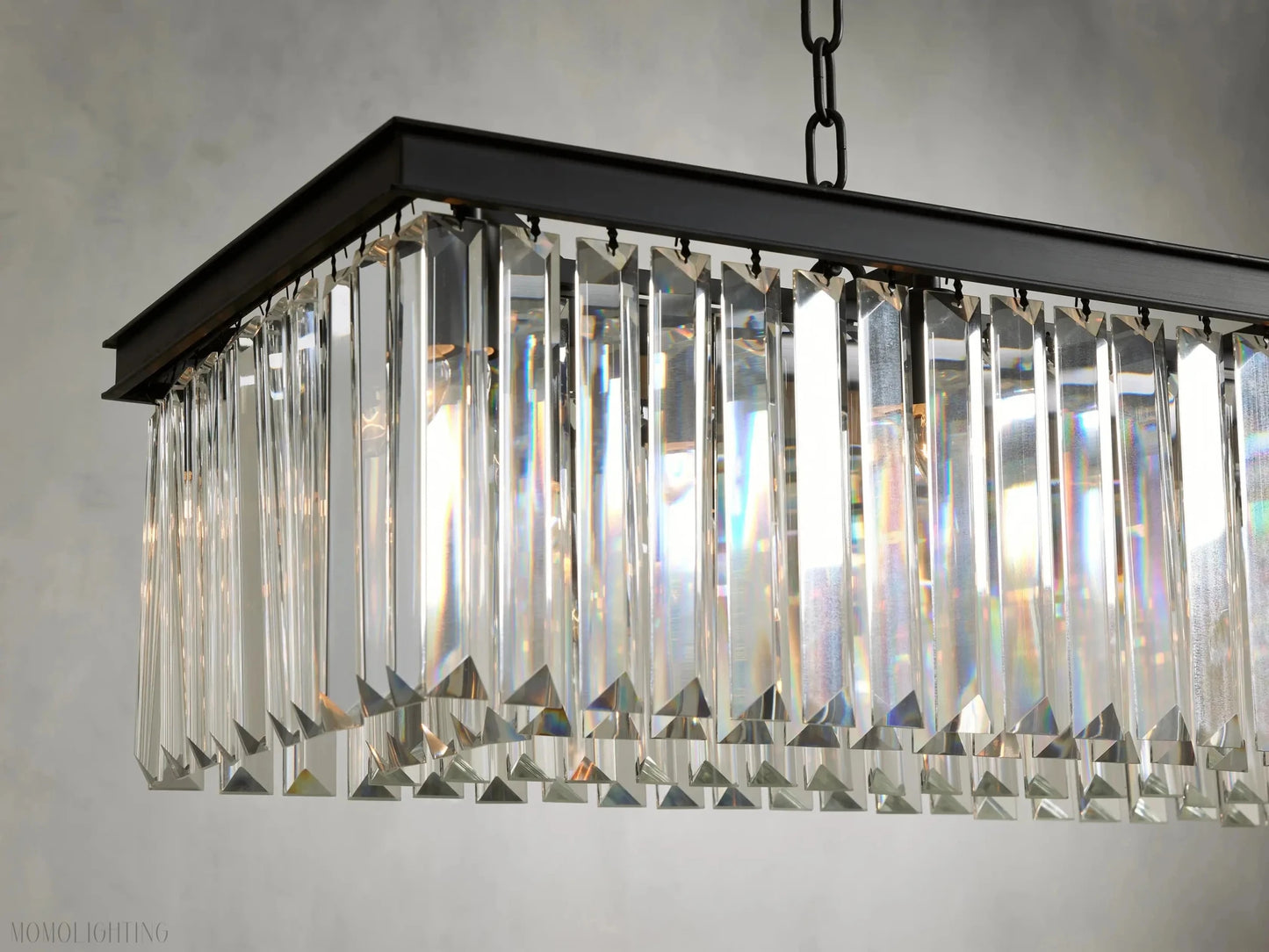 Leyland Rectangular Chandelier-Nobipets