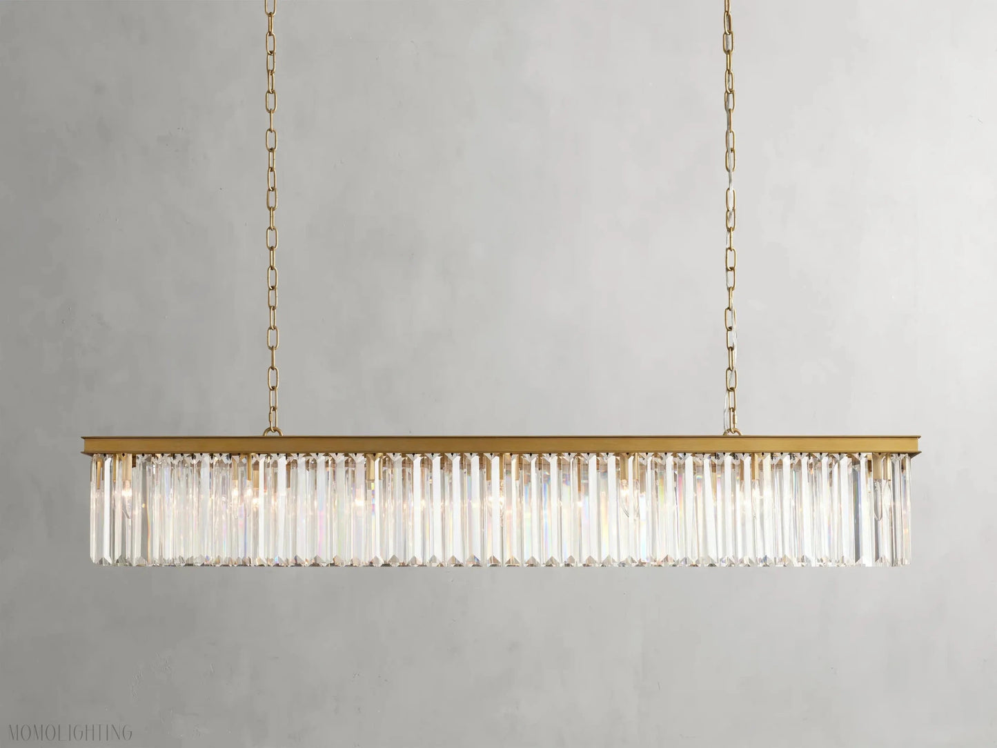 Leyland Rectangular Chandelier-Nobipets