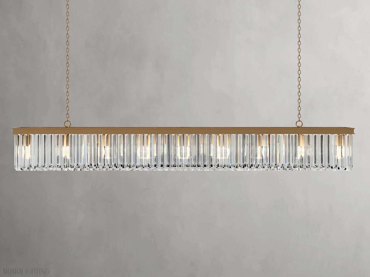 Leyland Rectangular Chandelier-Nobipets