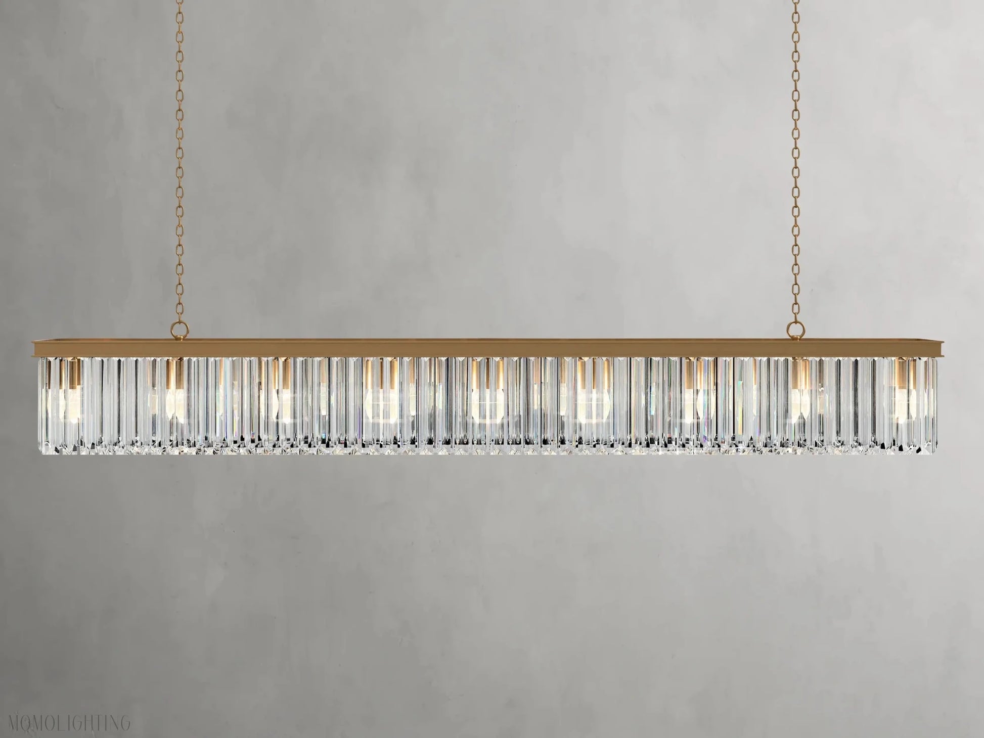 Leyland Rectangular Chandelier-Nobipets