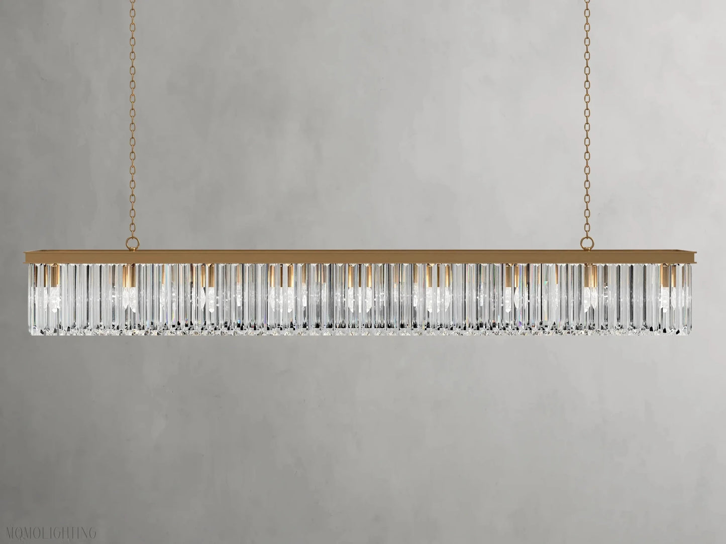Leyland Rectangular Chandelier-Nobipets