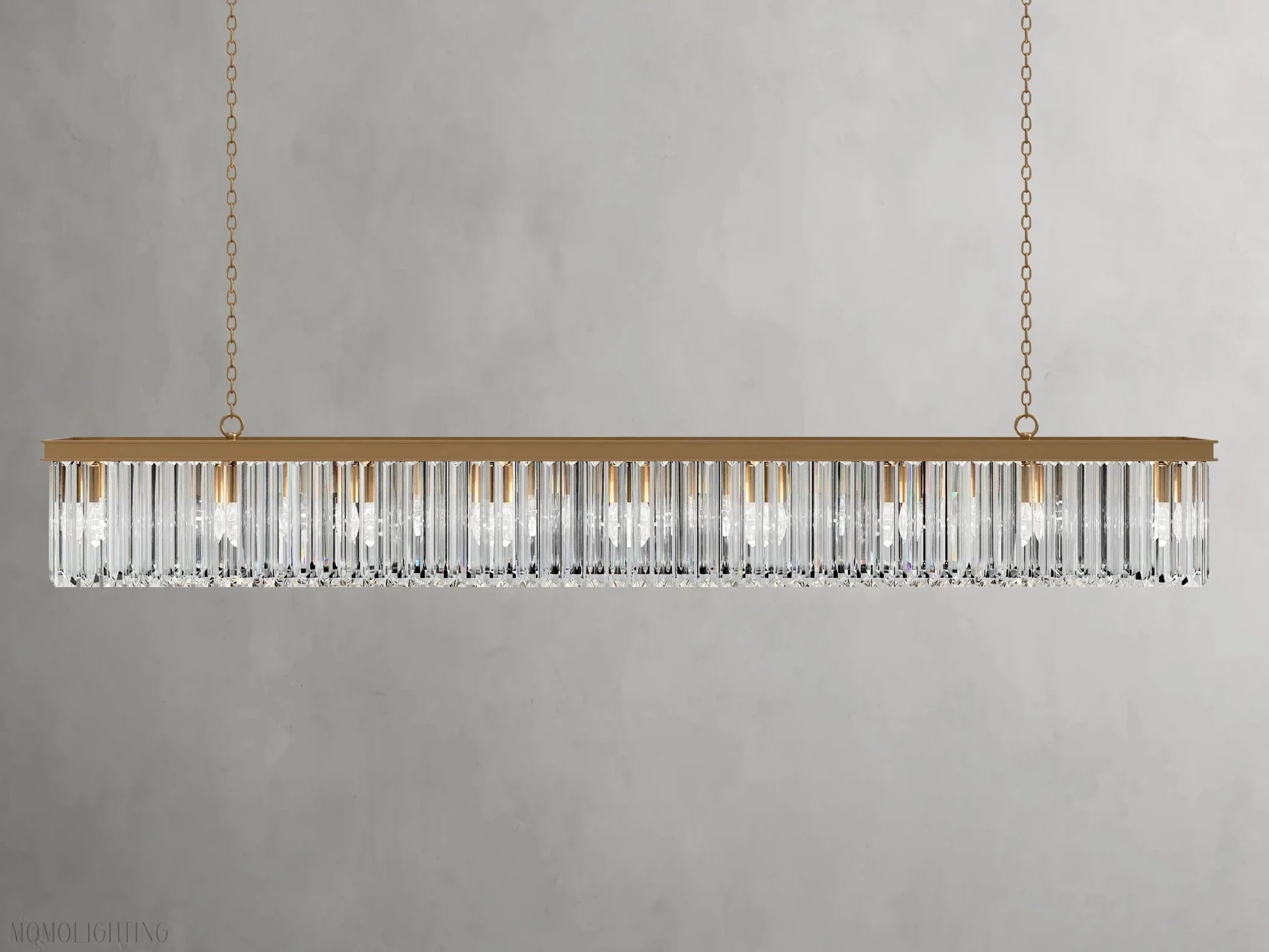 Leyland Rectangular Chandelier-Nobipets