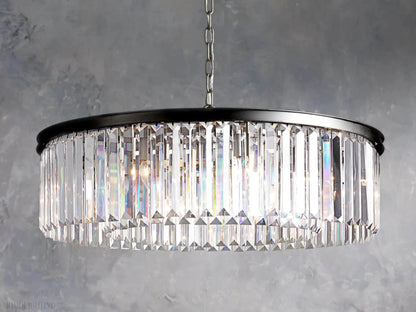 Leyland Round Chandelier-Nobipets