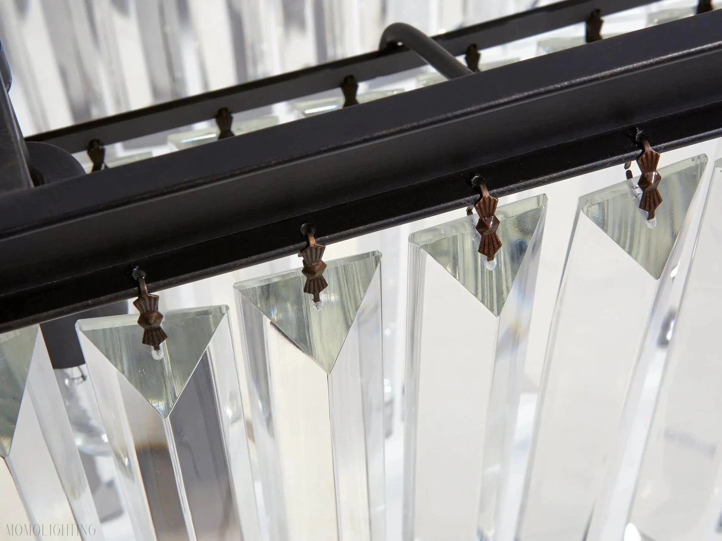 Leyland Tiered Rectangular Chandelier-Nobipets