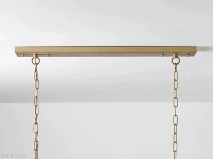 Leyland Tiered Rectangular Chandelier-Nobipets