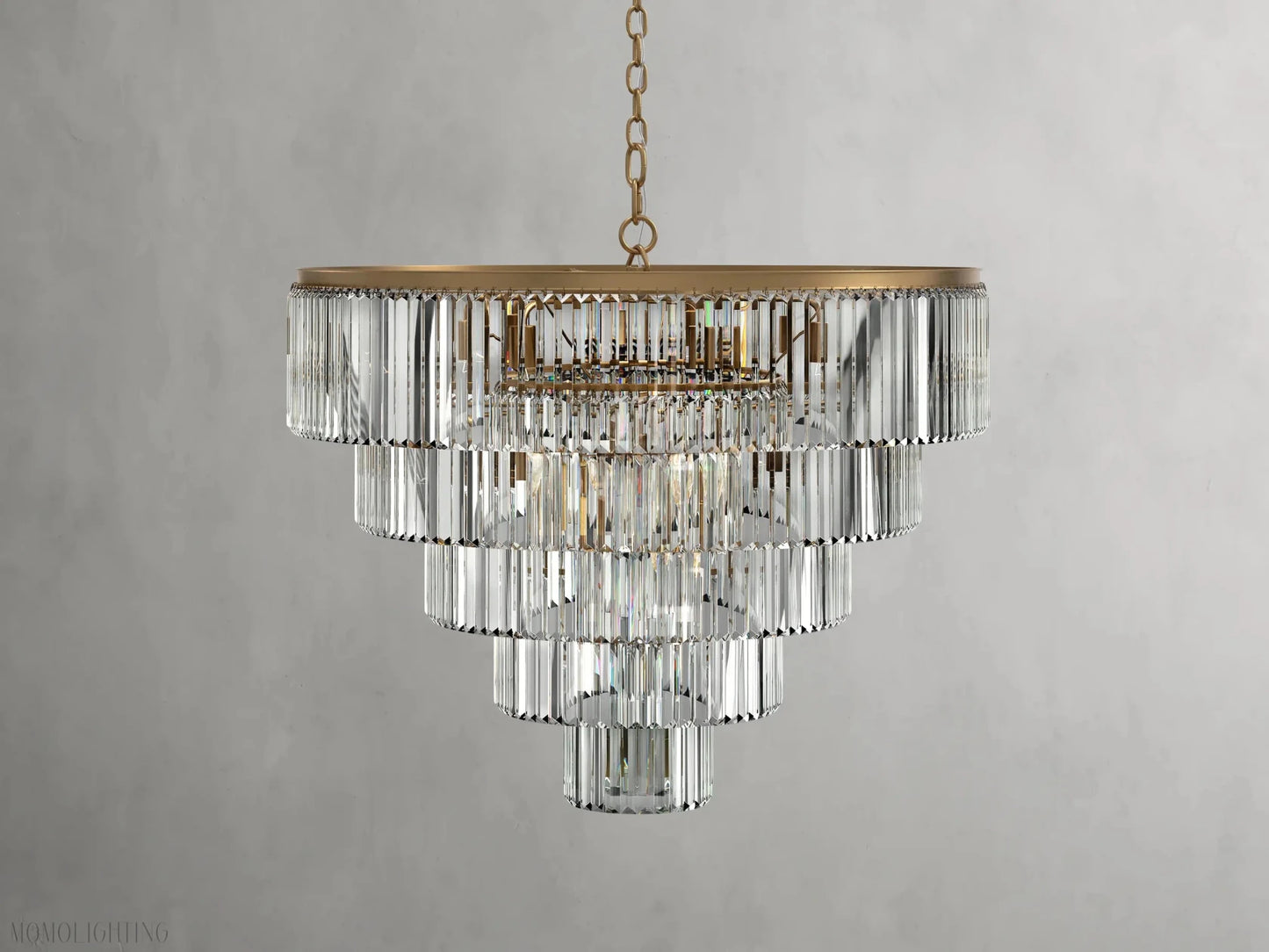 Leyland Tiered Round Chandelier-Nobipets