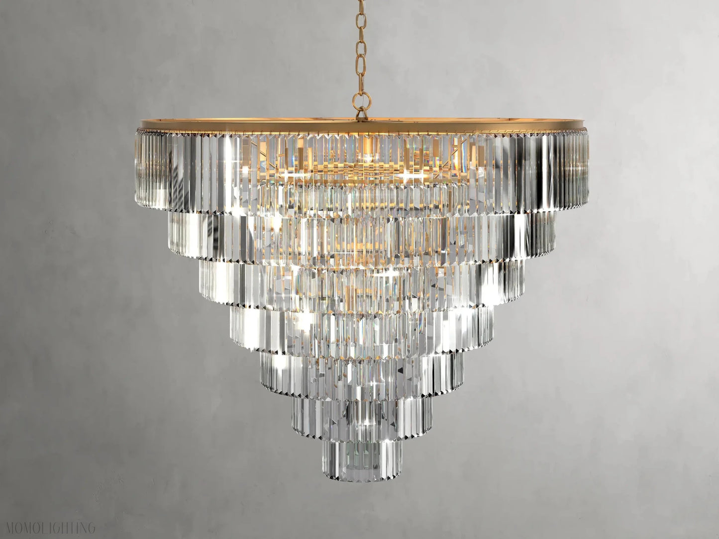 Leyland Tiered Round Chandelier-Nobipets