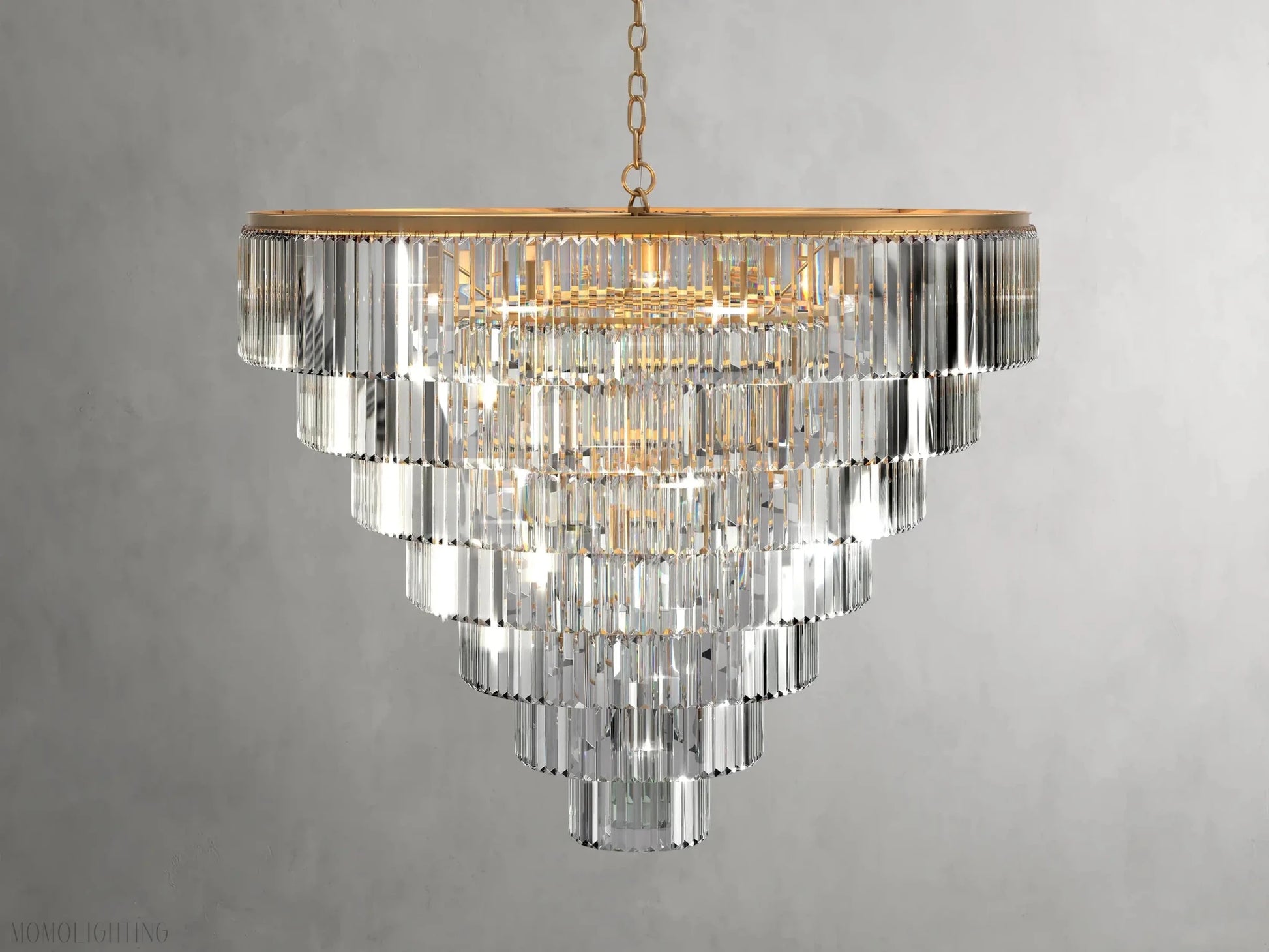Leyland Tiered Round Chandelier-Nobipets