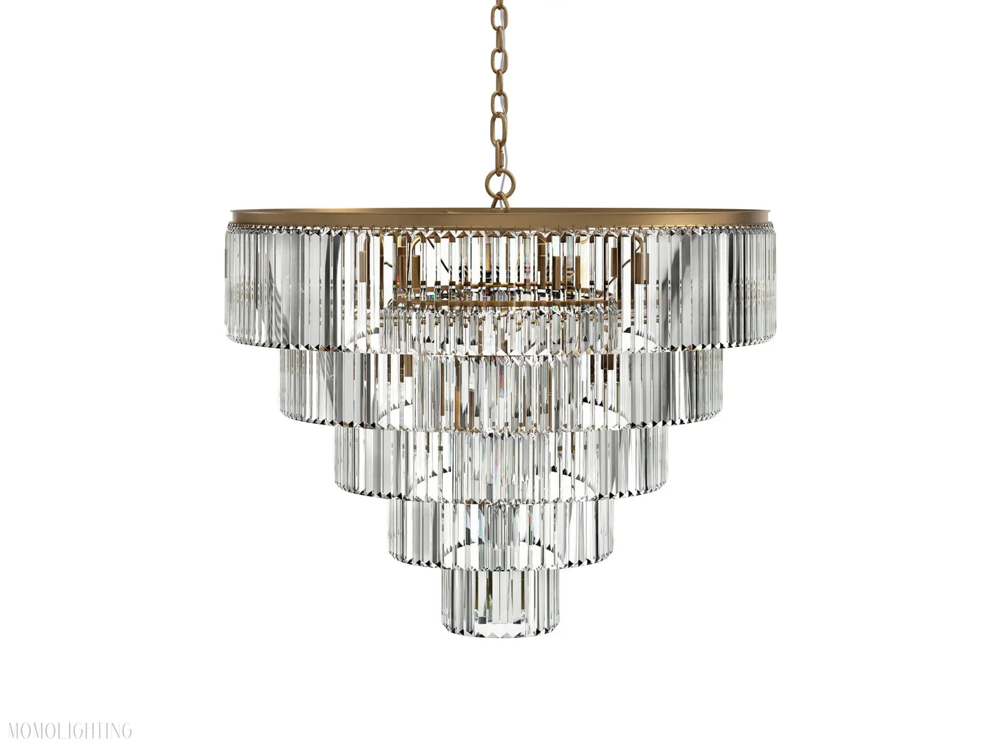 Leyland Tiered Round Chandelier-Nobipets