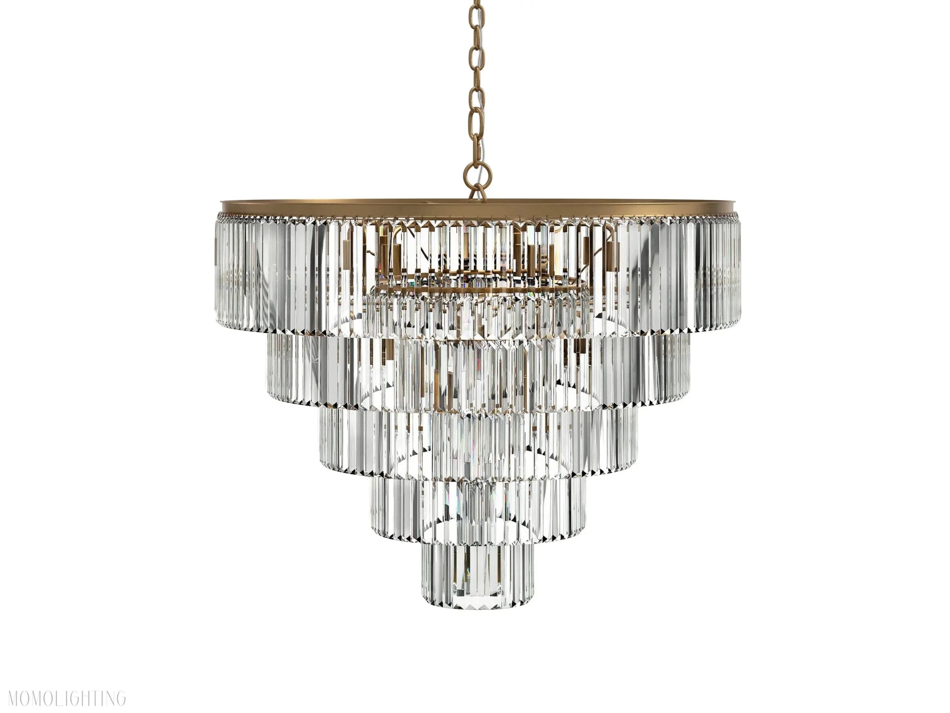 Leyland Tiered Round Chandelier-Nobipets