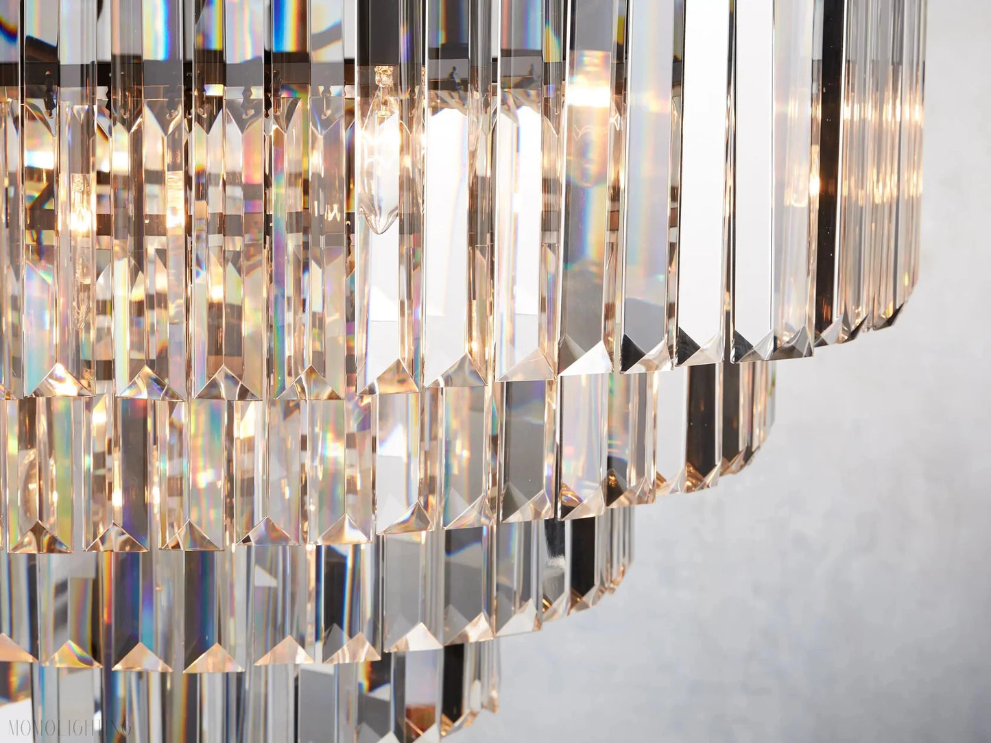 Leyland Tiered Round Chandelier-Nobipets