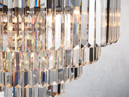 Leyland Tiered Round Chandelier-Nobipets