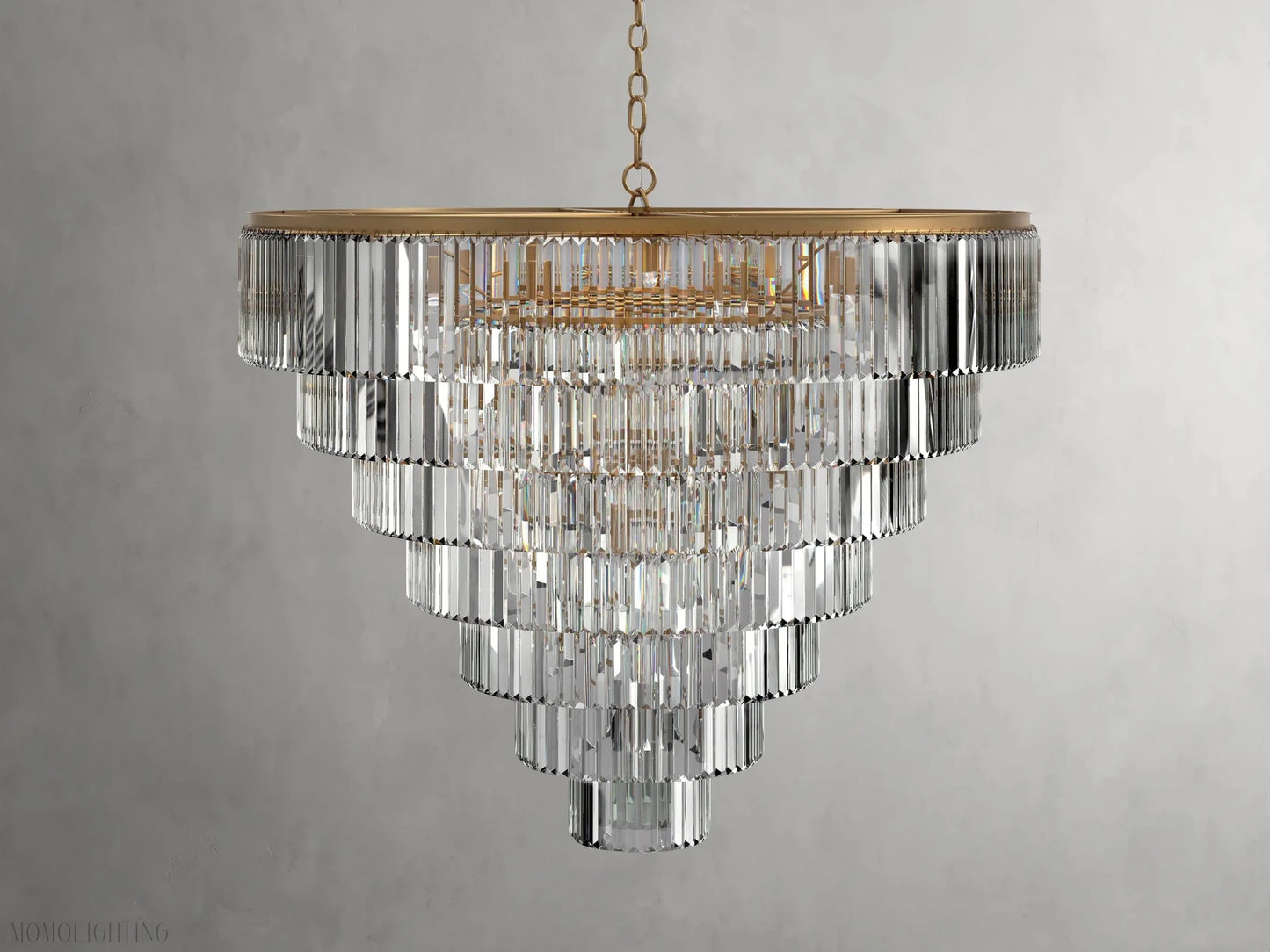 Leyland Tiered Round Chandelier-Nobipets