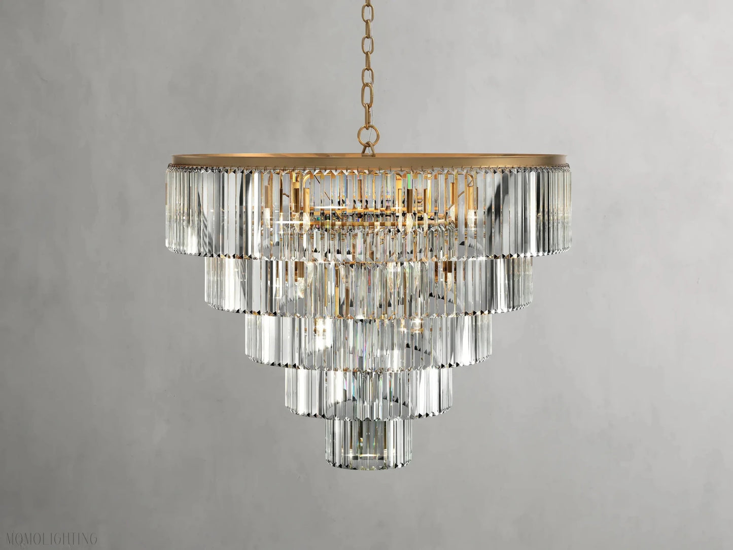 Leyland Tiered Round Chandelier-Nobipets