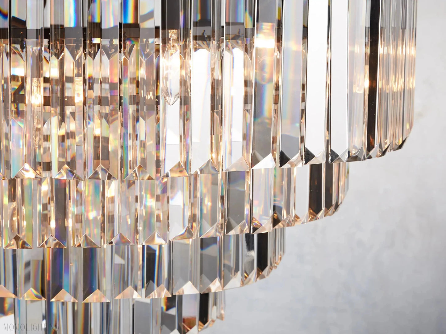 Leyland Tiered Round Chandelier-Nobipets