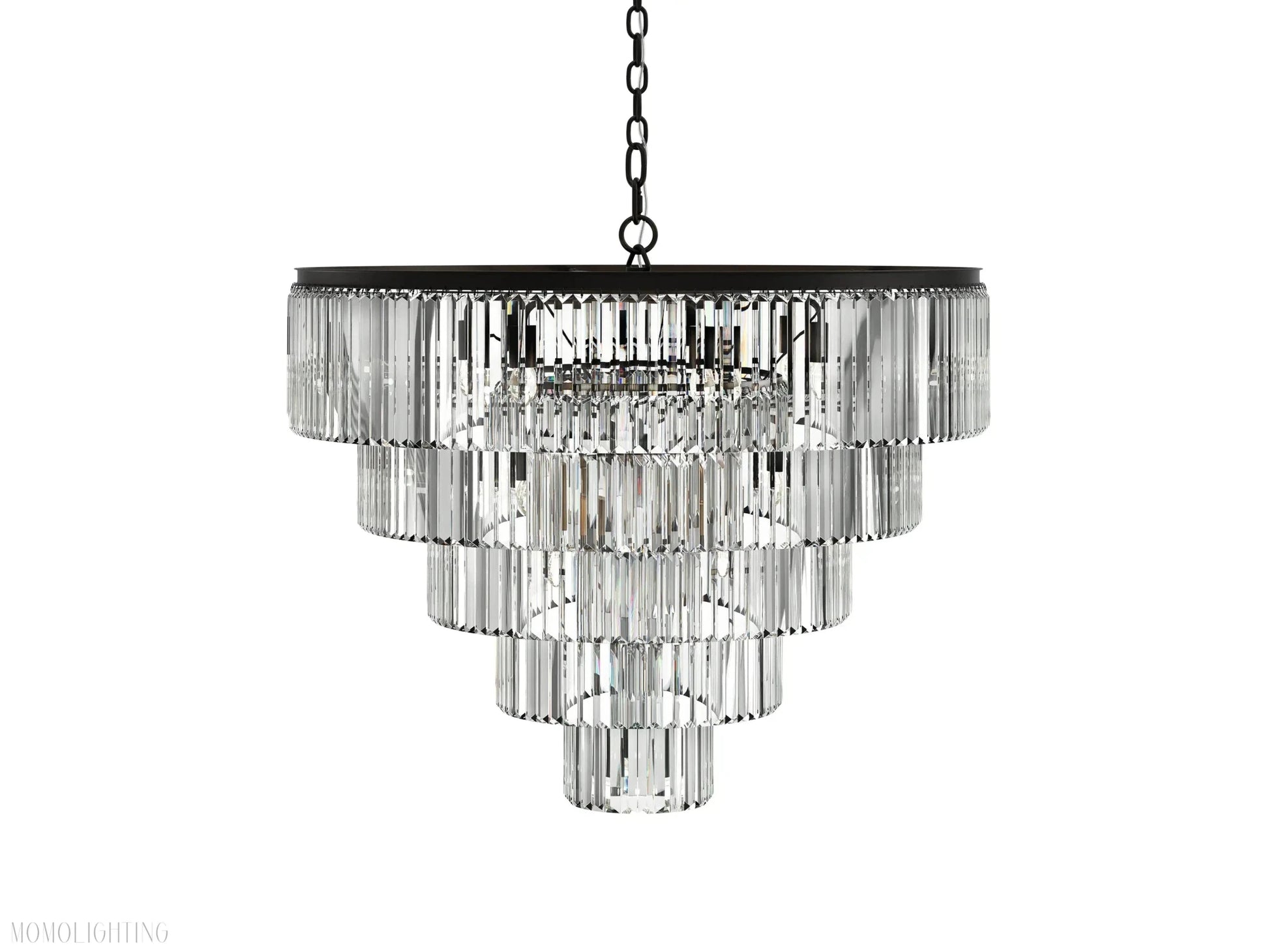 Leyland Tiered Round Chandelier-Nobipets