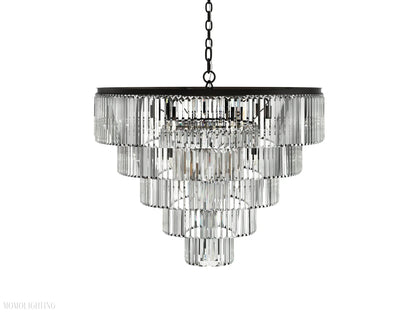 Leyland Tiered Round Chandelier-Nobipets