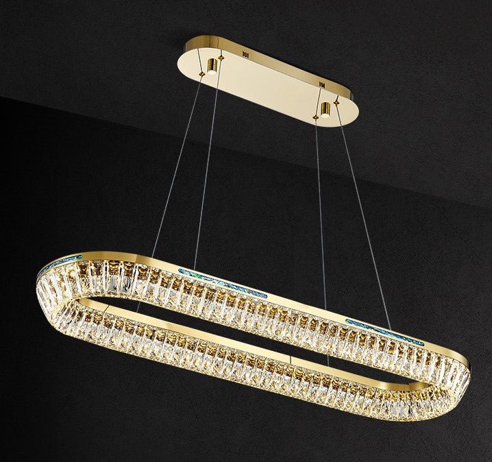 Light Luxury Creative Multi-layer Shell Crystal Art Chandelier for Living/Dining Room-Nobipets
