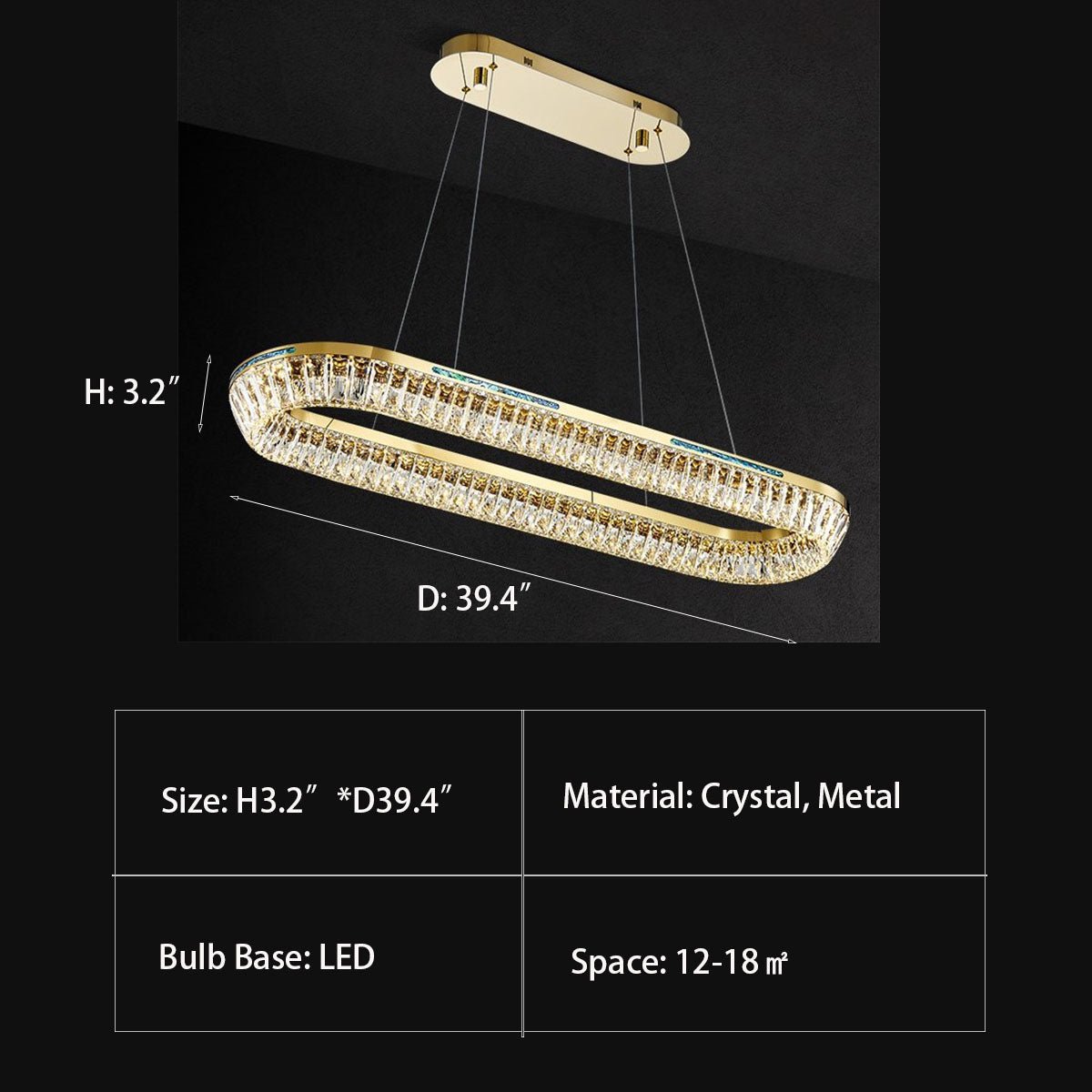 Light Luxury Creative Multi-layer Shell Crystal Art Chandelier for Living/Dining Room-Nobipets