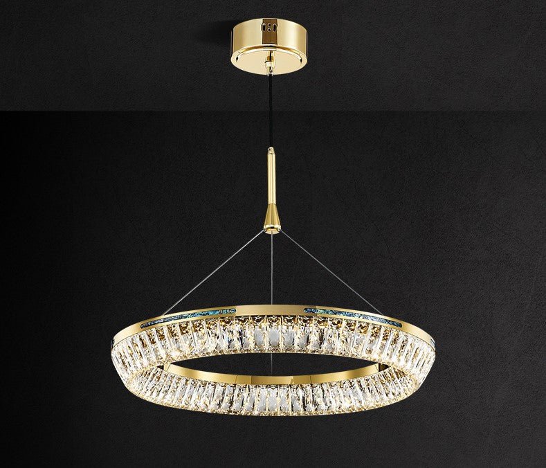 Light Luxury Creative Multi-layer Shell Crystal Art Chandelier for Living/Dining Room-Nobipets