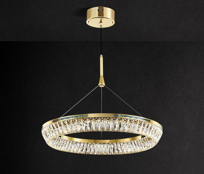Light Luxury Creative Multi-layer Shell Crystal Art Chandelier for Living/Dining Room-Nobipets