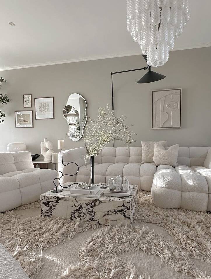 Light Luxury Multi-layered Teardrop Waterfall Chandelier for Living Room/Bedroom-Nobipets