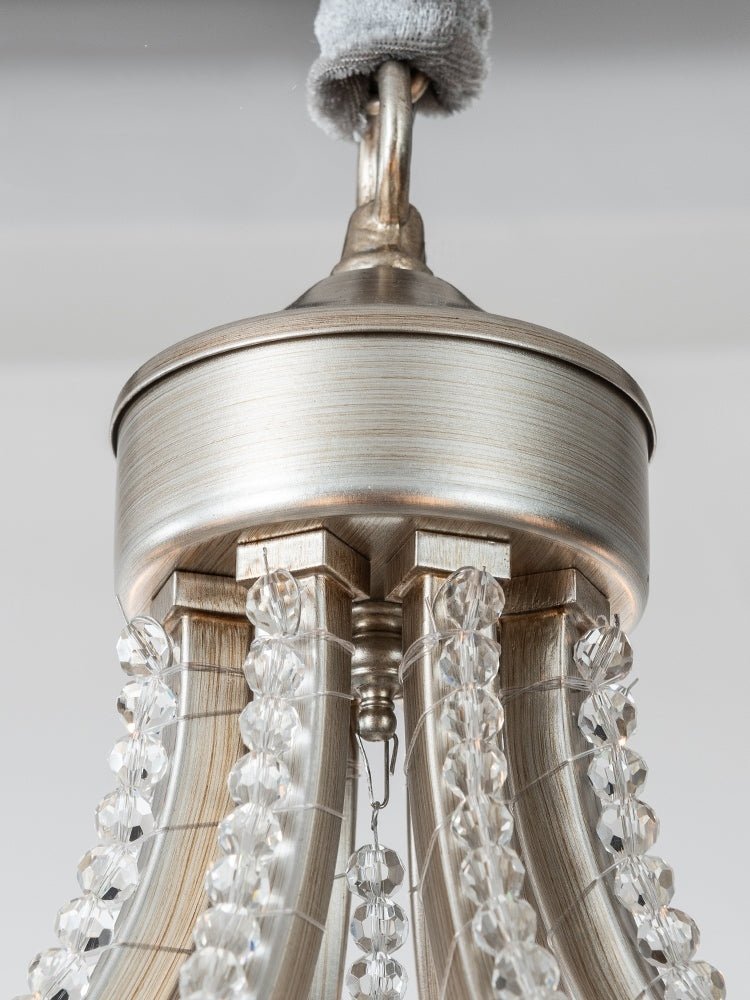 Light Luxury Nordic Vintage Candle Iron Lantern Chandelier for Living / Dining Room / Bedroom-Nobipets