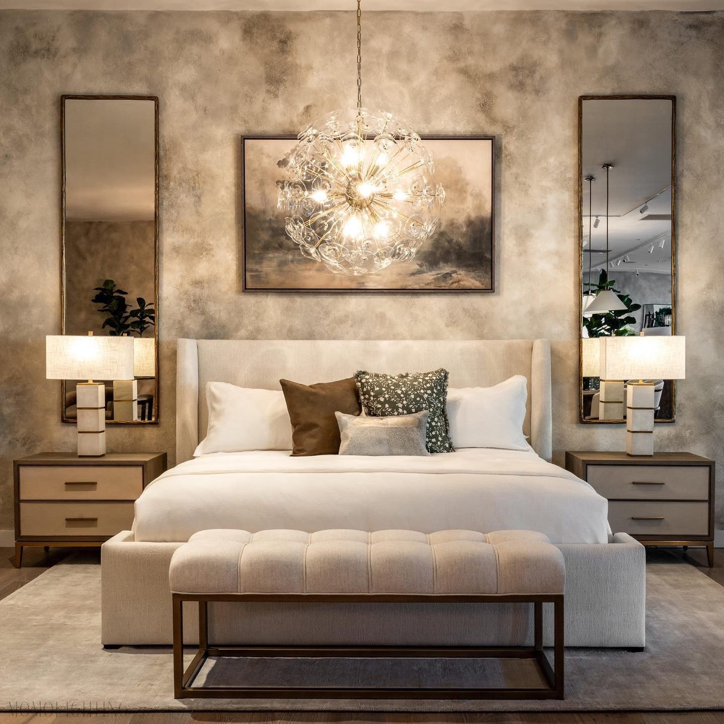 Lily Round Chandelier 25'' 34'' 43''-Nobipets