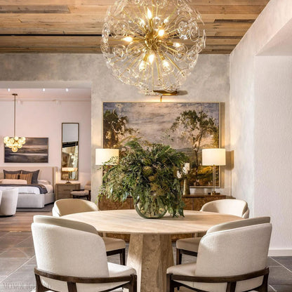 Lily Round Chandelier 25'' 34'' 43''-Nobipets