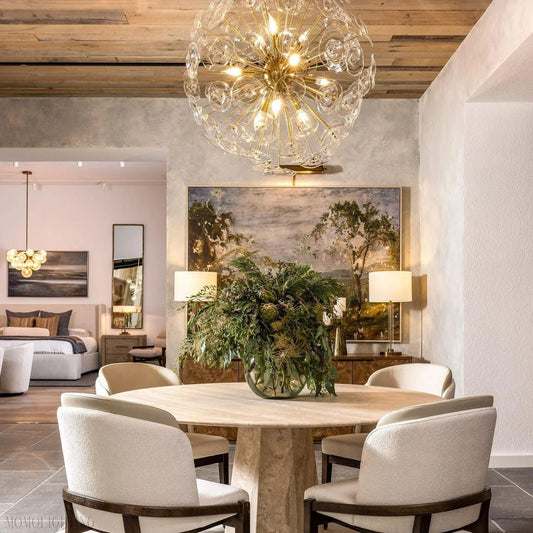 Lily Round Chandelier 25'' 34'' 43''-Nobipets