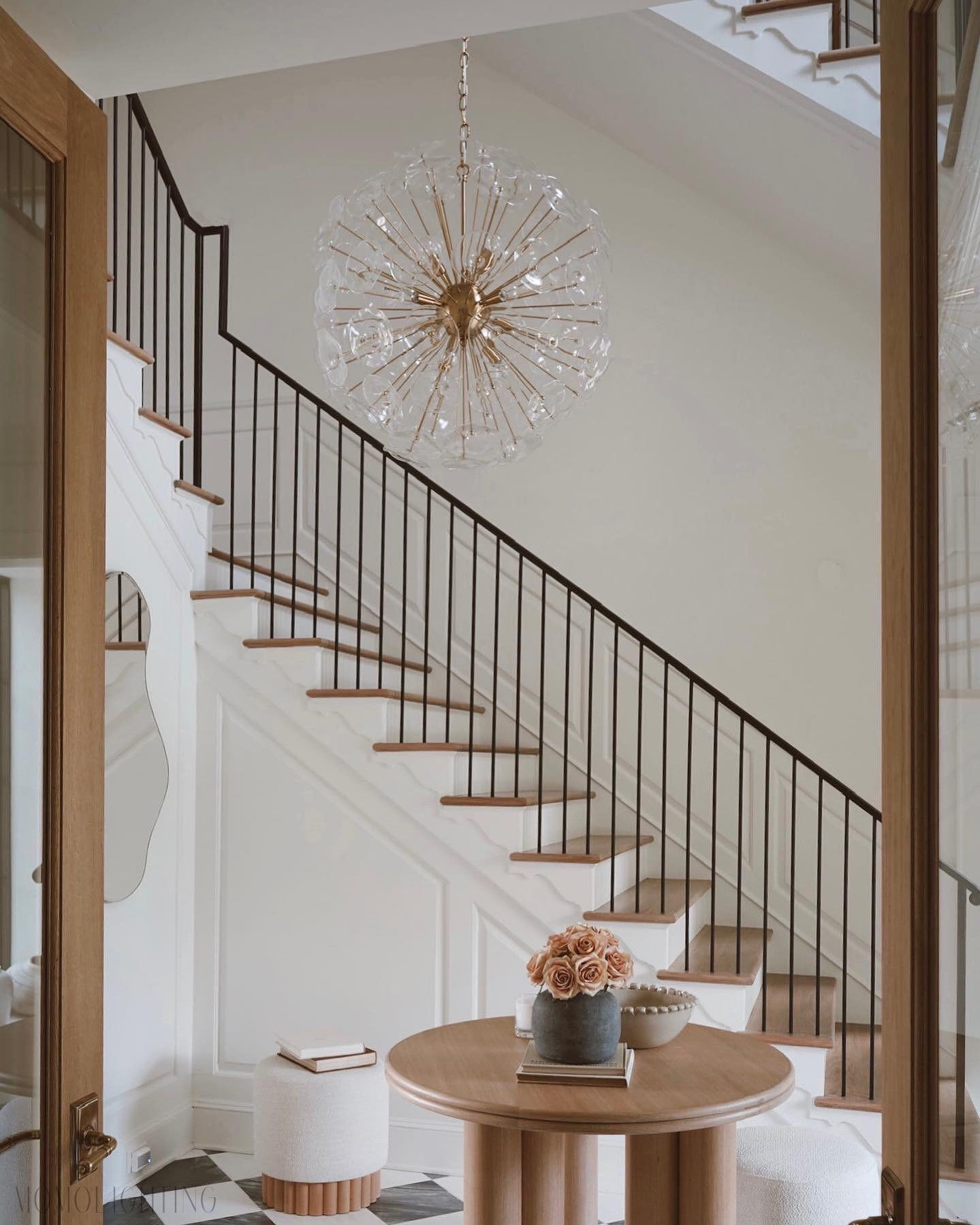 Lily Round Chandelier 25'' 34'' 43''-Nobipets