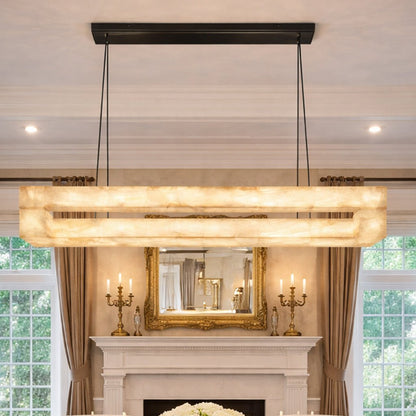 Livage Lueur Rectangular Chandelier
