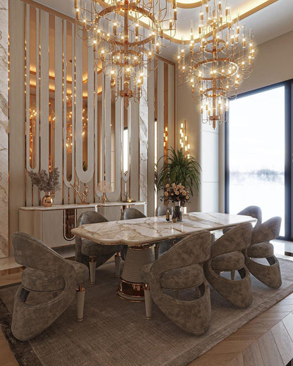 Luxury 5-Tier Crystal Rods Luxury Gala Chandelier-Nobipets