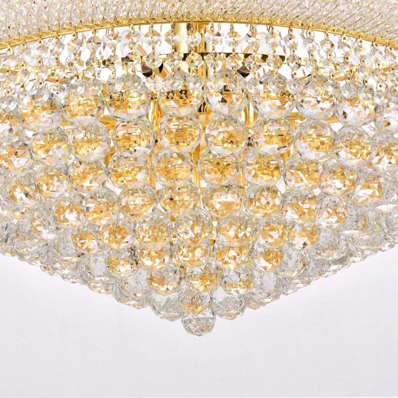 Luxury French Empire Chandelier for Villa Hall Ceiling Three-layers Crystal Light for Hotel Lobby-Nobipets