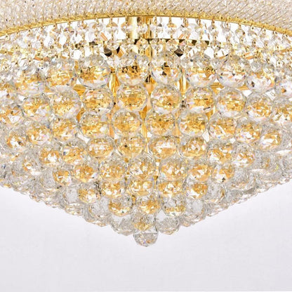 Luxury French Empire Chandelier for Villa Hall Ceiling Three-layers Crystal Light for Hotel Lobby-Nobipets